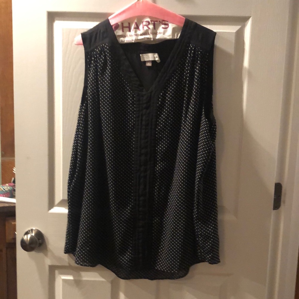 Polka dot blouse